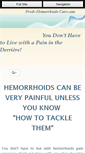 Mobile Screenshot of fresh-hemorrhoids-cure.com